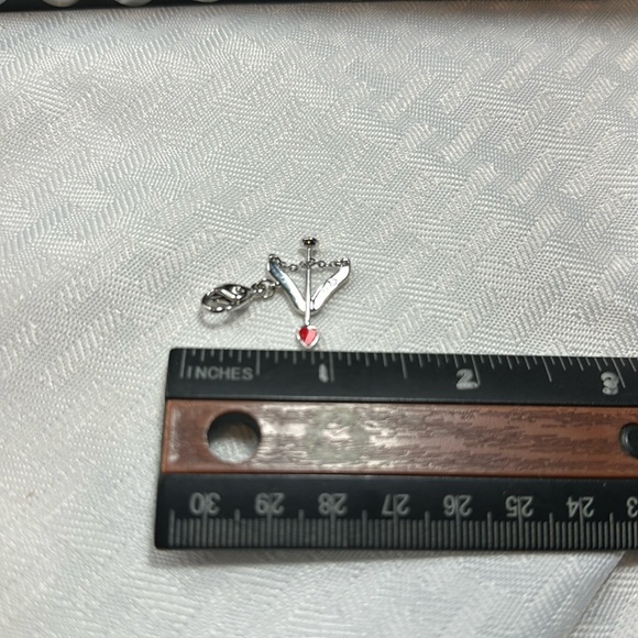 ❤️ Swarovski bracelet necklace charm silver bow & arrow Cupid - Picture 4 of 4